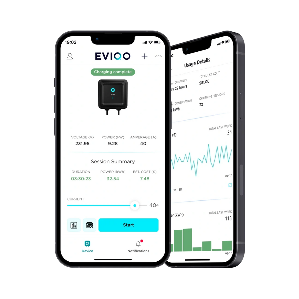 Control Your Charger With the EVIQO App
