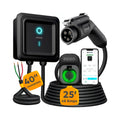 Borne de recharge EV EVIQO Niveau 2, 48A (50A max), 240V, câblée, J1772 pour VE non-Tesla