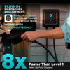 Chargeur EV EVIQO NACS de niveau 2, 40 A (9,6 kW), 240 V, prise NEMA 14-50, pour véhicules électriques Tesla