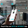 Chargeur EV EVIQO NACS de niveau 2, 40 A (9,6 kW), 240 V, prise NEMA 14-50, pour véhicules électriques Tesla
