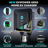 Chargeur EV EVIQO NACS de niveau 2, 40 A (9,6 kW), 240 V, prise NEMA 14-50, pour véhicules électriques Tesla