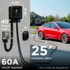 EVIQO NACS Level 2 EV Charger, 48A (50A Max), 240V, Hardwired, for Tesla EVs